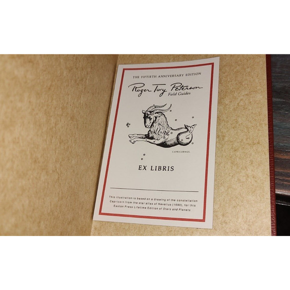 Easton Press Leather - Roger Tory Peterson Stars & Planets - Nice Astronomy Gift - Picture 5 of 9